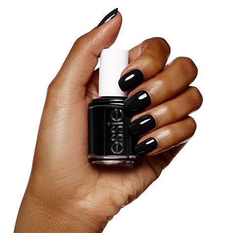 Shop Licorice Jet Black Nail Polish Nail Color Essie