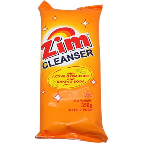 Zim Cleanser Fresh Clean Scent Refill Pack 350g Cleaning Essentials And Accessories Walter Mart