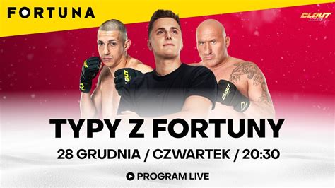 Typy Z Fortuny Najman I Lizak Obstawiaj Clout Mma Prowadz Cy