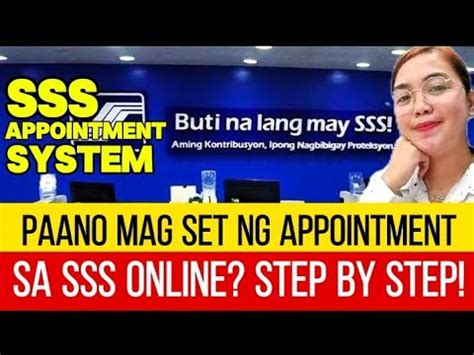 Paano Mag Set Ng Appointment Sa SSS Online Step By Step Sss