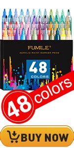 Amazon Fumile Acrylic Paint Pens Colors Paint Marker Pen Set