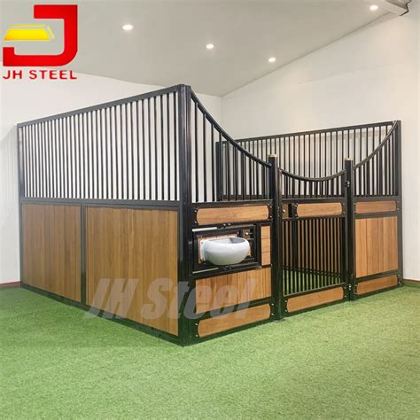 Equestrian Roof Prefabricated Free European Horse Stalls Farm Stables