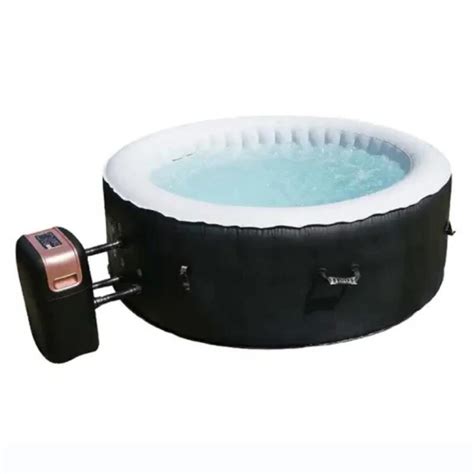 4 Persons Inflatable Hot Tub Garden SPA Portable Round Bubble Jets Massage Outdoor SPA And