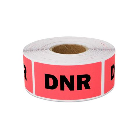 600 Labels Dnr Stickers Veterinary Labels For Pet Veterinary