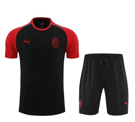 Ac Milan Black Training Suit Soccer Jersey Yupoo