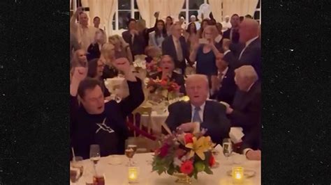 Elon Musk Attempts Ymca Dance At Donald Trump S Thanksgiving