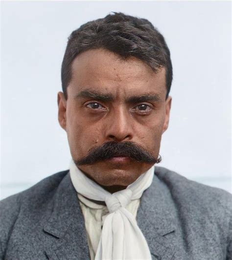 Potrait Of Mexican Revolutionary Emiliano Zapata Taken In He Was