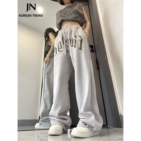 JN Studio quần ống rộng hot trend quần ống rộng cạp thấp y2k 2023 NEW