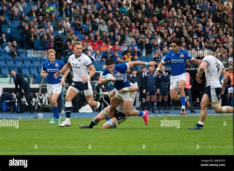 Rome Italy Mar Italy Vs Scotland Rugby Six Nations Action