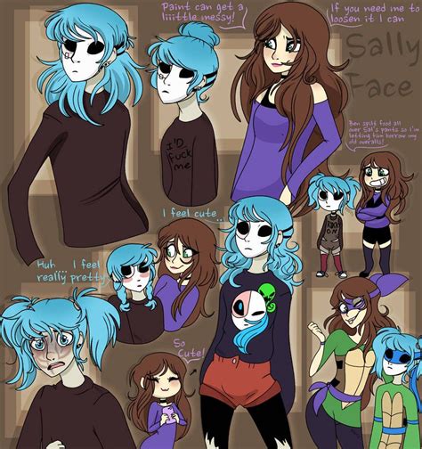 Sally Face By Xxrainbowgirlyxx Sally Face Game Face Art Anime