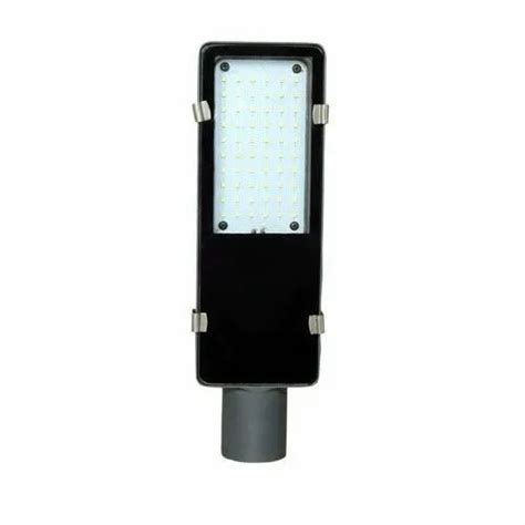 Cool White Aluminium 30W LED Street Light For Outdoor Input Voltage