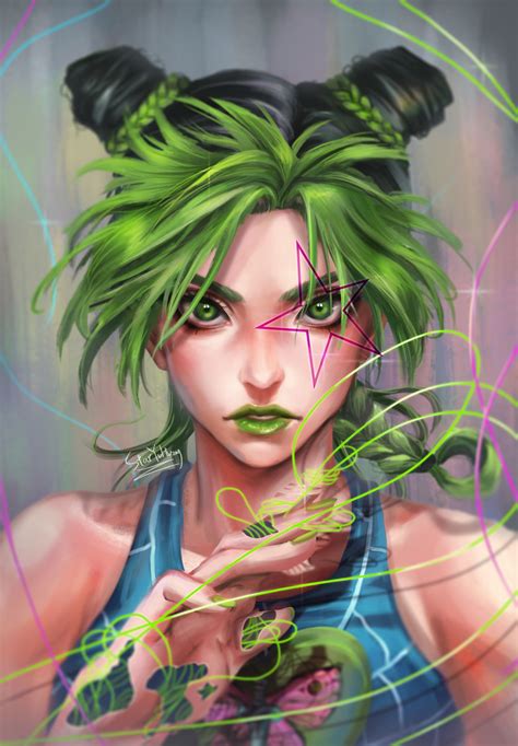 Artstation Jolyne Cujoh Star Yultuzay Anime Jojo Bizarre Jojo