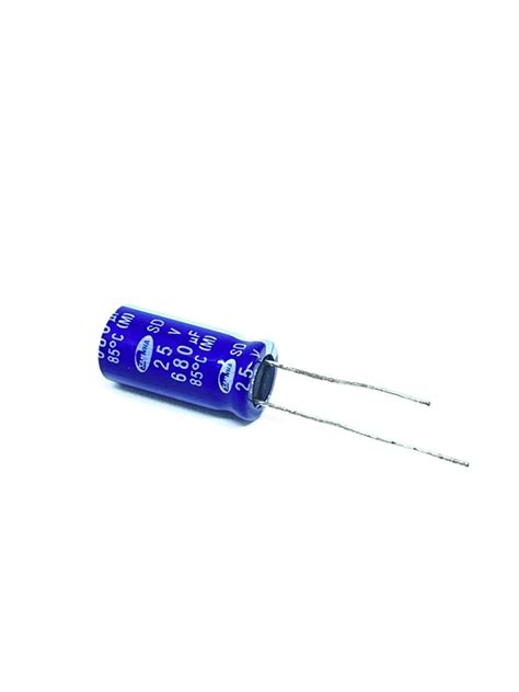 Kit Com 05 PeÇas Capacitor Eletrolitico 680uf 10v 680uf 25v