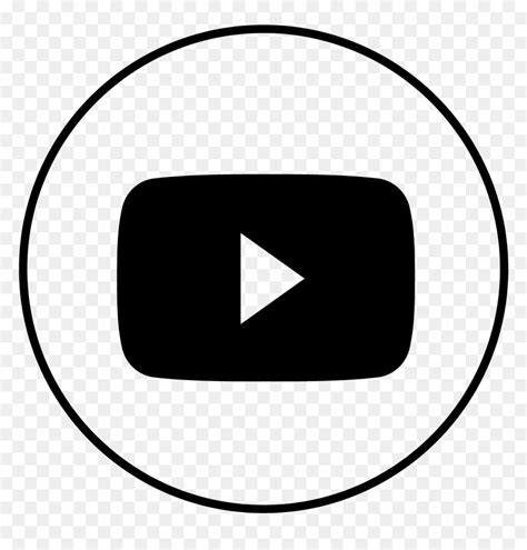 youtube icon logo white transparent png  icon youtube logo