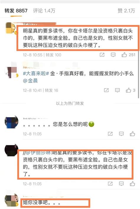 金晨被批脑袋空空！称给安娜换件工作服，此前还模仿卡塔尔小王子 每日头条