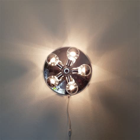 Mid Century Sputnik Ceiling Or Wall Lamp From The Company Hustadt