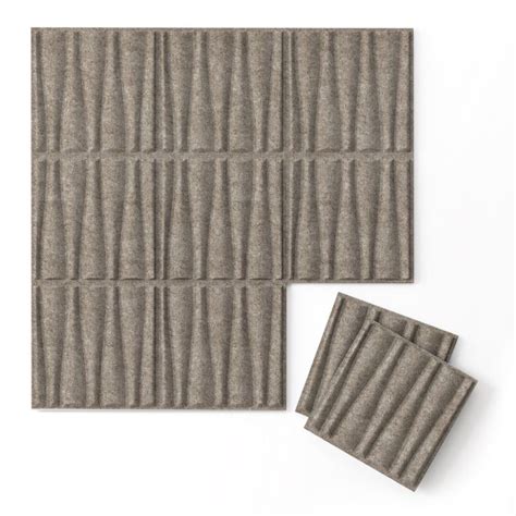 Drift Harmony Pet Felt 3d Panels Mango Felt Sample Panel Acoustic