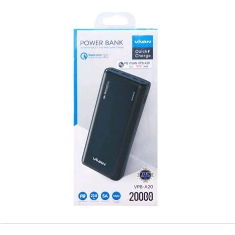 Jual Power Bank Vivan Mah Vpb A Output Dual Input W Usb