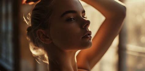 Premium Photo Female Blonde Ballet Dancer Brown Captured