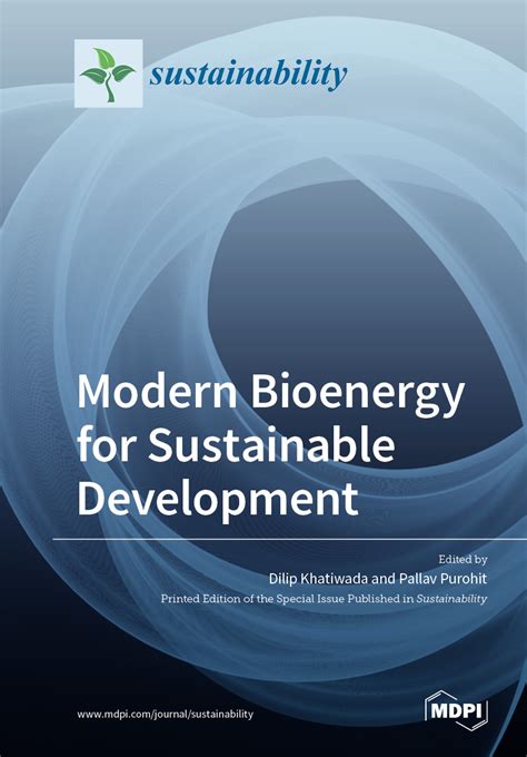 Modern Bioenergy For Sustainable Development Mdpi Books