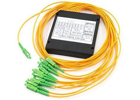 Fused Fiber Optic Coupler Single Mode SC APC ABS Box FOCONEC