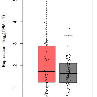 Relative Expression Levels Of Hub Genes Expressed In Cc Red And Black