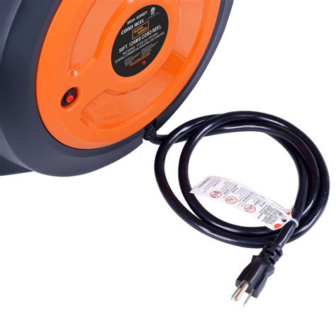 Buy Superhandy Extension Cord Reel Retractable Extra Long 12awg X 50 Feet Industrial