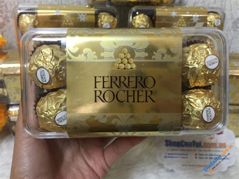 Vn KẸo Ferrero Rocher Socola HỘp 16 ViÊn 200g