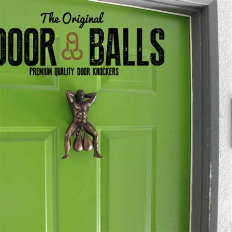 Doorballs Door Knockers - Funny gag gift for white elephant party!