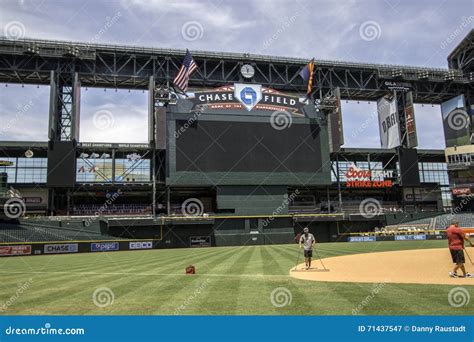 Arizona Diamondbacks Chase Field Baseball Stadium Editorial Photography ...