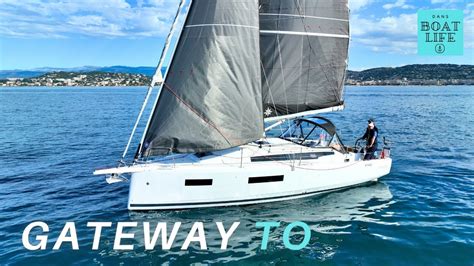 JEANNEAU 350 SUN ODYSSEY - Attempted sail and detailed tour - YouTube