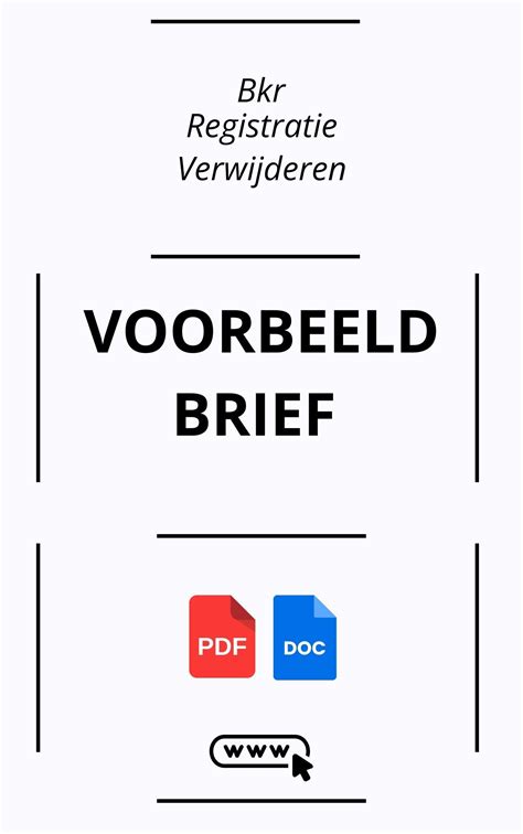 Voorbeeldbrief Bkr Registratie Verwijderen