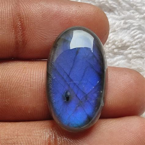 Nat Rliche Blaue Labradorit Cabochon Ovale Form Ct Designer Etsy