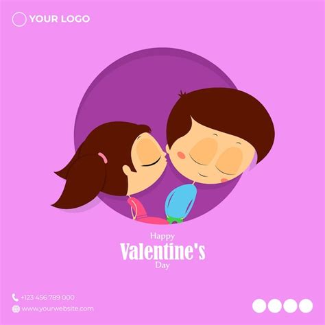 Premium Vector Vector Illustration Of Happy Valentines Day Cute