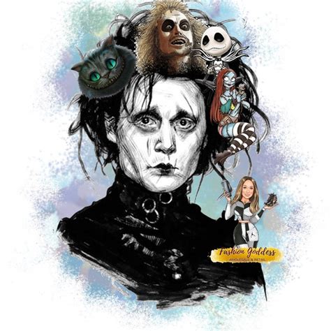 Tim Burton And Chill Svg Etsy Ireland