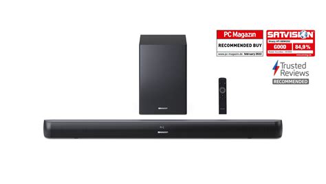 2 1 SOUNDBAR MET DRAADLOZE SUBWOOFER HT SBW202 Sharp Europe