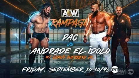 Spoilers Aew Rampage Results For Friday Sting Andrade Vs Pac