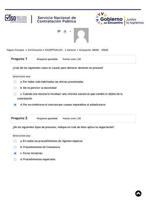 Examen Pregunta Respuesta Guardada Punt A Como Pregunta