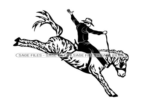 Rodeo 4 Svg Rodeo Svg Cowboy Svg Rodeo Clipart Rodeo Files For