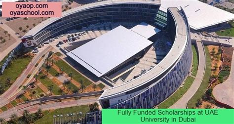 Fully Funded Scholarships at UAE University in Dubai - OYA ...