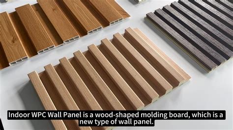 Fast Easy Installation Wpc Wall Panel Indoor Fluted Wood Wpc Interior