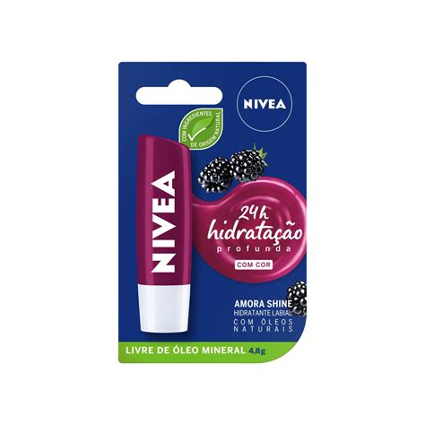 Protetor Labial Nivea Amora Shine G Shopee Brasil