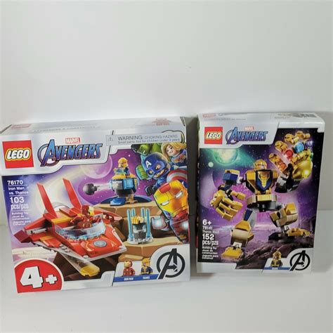 Lot Lego Marvel Avengers Iron Man Vs Thanos Lego Thanos