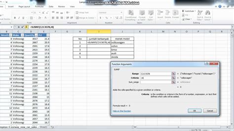 Pengolahan Data Menggunakan Microsoft Excel YouTube