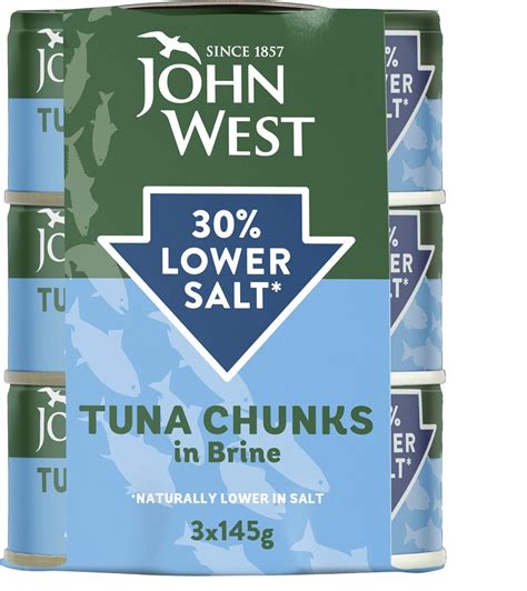 John West Lower Salt Tuna Chunks In Brine X G Low Salt