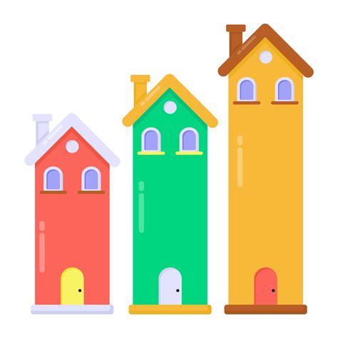 Housing Market Graph 3052550 Vector Art at Vecteezy