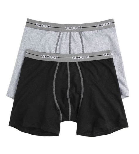 SLOGGI ΜΠΟΞΕΡΑΚΙ MEN START SHORT ΓΚΡΙ ΜΑΥΡΟ 2ΤΜΧ Glavas Lingerie