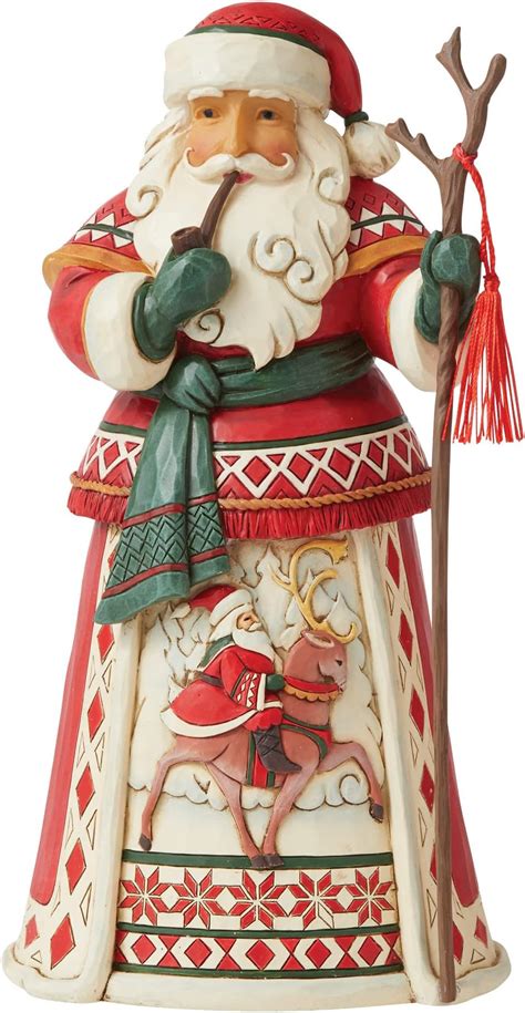 Amazon Enesco Jim Shore Heartwood Creek Lapland Santa Riding