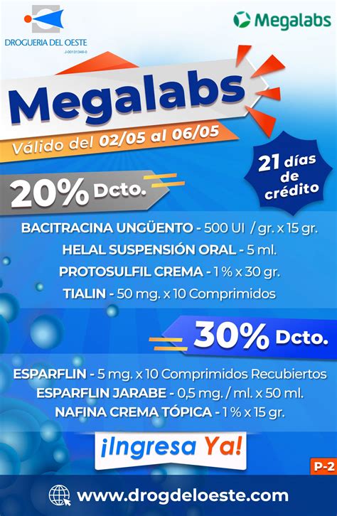 MEGALABS VZLA P2 MAYO Droguería del Oeste