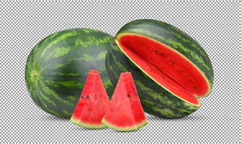 Premium Psd Watermelon Isolated On Alpha Layer